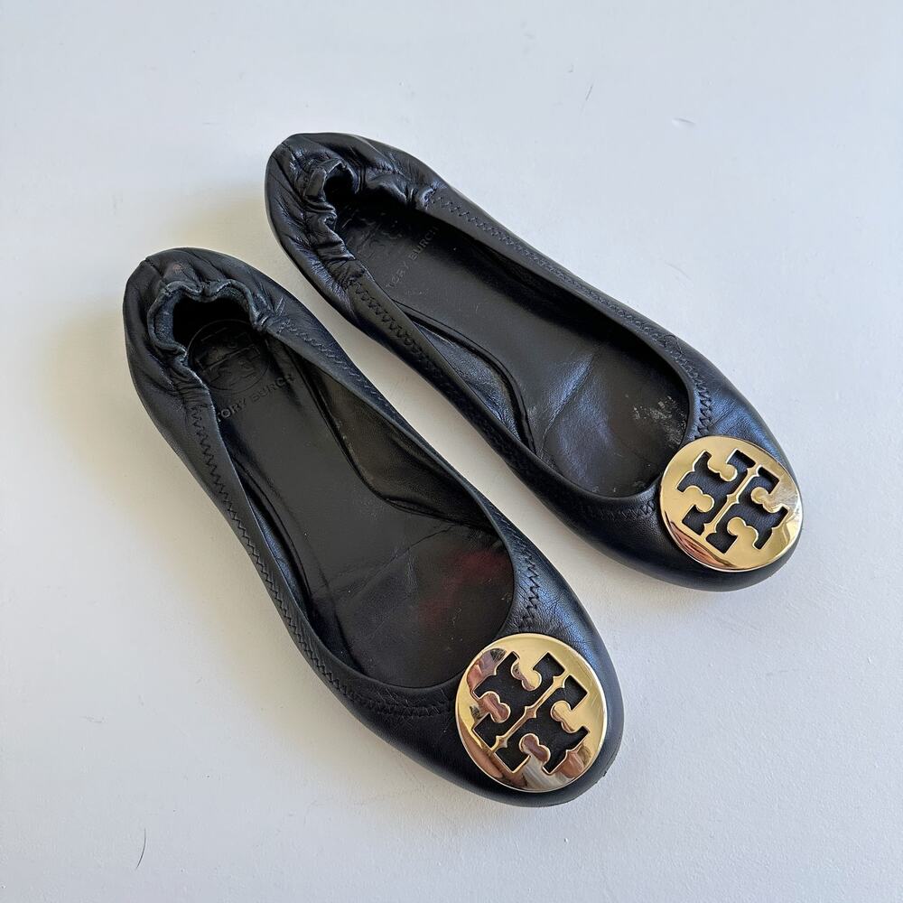 Tory Burch Minnie Leather Ballet Flat 6.5